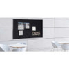 Ghent Bulletin Board,Recycled Rbbr,Blk,Indoors ATR23-BK