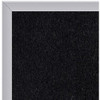Ghent Rubber Bulletin Board 24" x 36", Black ATR23-BK
