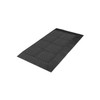 Antifatigue Mat, 72" L x 42" W, 1" Thickness, PVC, Diamond, Black