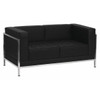 Loveseat, 28-3/4" x 27-1/4", Upholstery Color: Black