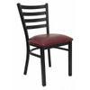 Hercules Restaurant Chair, 16-1/2 in W 17" L 32-1/4" H