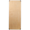 Flash Furniture Rectangle Folding Table, Wood Top, Wood Grain XA-3072-BIRCH-M-GG