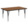 Rectangle Activity Table, Laminate, Wood Grain
