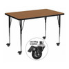 Rectangle Activity Table, Laminate, Wood Grain