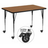 Rectangle Activity Table, Laminate, Wood Grain