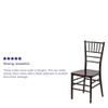Hercules Premium Chiavari Chair, 15-3-4 in W 18-1-2" L 36-1-2" H  LE-MAHOGANY-GG