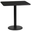 Rectangle Laminate Table Top, Laminate Top, Wood Grain  XU-BLKTB-2430-TR18-GG