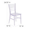 Traditional Kids Chiavari Chair, 12 W 12" L 24.75 H  LE-L-7K-CL-GG