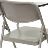 Round Metal Tablet Arm Chair,Left Hand,Beige, Laminate, Grey  HF-309AST-LFT-GG