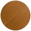 Flash Furniture Round Activity Table, Laminate, Wood Grain XU-A42-RND-OAK-T-P-GG