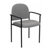 Flash Furniture Gray Fabric Stack Chair BT-516-1-GY-GG