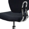 Flash Furniture Office Chair,37 1-2 in H,Gray H-2376-F-GY-GG Flash Furniture Office Chair,37 1-2 in H,Gray H-2376-F-GY-GG