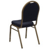 Hercules Banquet Chair, 17-1-4 in W 20-1-4" L 37-1-2" H, Fixed, Fabric Seat  FD-C03-ALLGOLD-H203774-GG