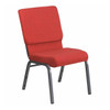 Hercules Church Chair, 19-1/4 in W 25" L 33-1/4" H, Fabric Seat