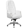 Executive Chair Fixed Arms, 21" to 23-1-4" Height, Foam, White  BT-90269H-WH-GG