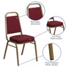 Hercules Banquet Chair, 17-1-2 in W 20-1-4" L 36" H, Fixed, Fabric Seat  FD-BHF-1-ALLGOLD-0847-BY-GG