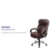 Hercules Office Chair, Brown Back, 27-1-2 in W 32" L 47" H, Padded  GO-2092M-1-BN-GG