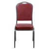 Hercules Banquet Chair, 17-1-4 in W 20-1-4" L 38" H, Vinyl Seat  FD-C01-SILVERVEIN-BURG-VY-GG