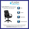 Flash Furniture Black High Back Massage Chair BT-2690P-GG