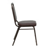 Hercules Banquet Chair, Brown Back, 17-1-2 in W 20-1-4" L 34" H, Vinyl Seat  FD-BHF-2-BN-GG
