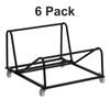 Flash Furniture Sled Base Stack Chair Dolly, PK6 6-RUT-188-DOLLY-GG