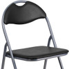 Flash Furniture Black Vinyl Folding Chair,PK4 4-YB-YJ806H-GG