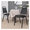 Flash Furniture Black Vinyl Banquet Chair,PK4 4-FD-BHF-1-GG