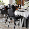 Flash Furniture Black Vinyl Banquet Chair,PK4 4-FD-BHF-1-GG