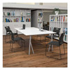 Flash Furniture Black Plastic Stack Chair,PK5 5-RUT-2-BK-GG