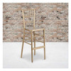 HERCULES Series Gold Wood Chiavari Barstool,PK2