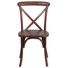Flash Furniture HERCULES Series Mahogany Cross Back Chair,PK2 2-XU-X-MAH-GG