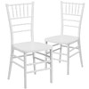 HERCULES PREMIUM Series White Resin Stacking Chiavari Chair  2-LE-WHITE-GG
