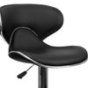 Flash Furniture Black Vinyl Barstool,PK2 2-DS-815-BK-GG