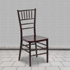HERCULES PREMIUM Series Mahogany Resin Stacking Chiavari Chair