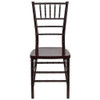 HERCULES PREMIUM Series Mahogany Resin Stacking Chiavari Chair  2-LE-MAHOGANY-GG