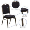 Flash Furniture Black Fabric Banquet Chair FD-C01-GOLDVEIN-S0806-GG Flash Furniture Black Fabric Banquet Chair FD-C01-GOLDVEIN-S0806-GG