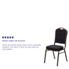 Flash Furniture Black Fabric Banquet Chair FD-C01-GOLDVEIN-S0806-GG Flash Furniture Black Fabric Banquet Chair FD-C01-GOLDVEIN-S0806-GG