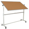 Flash Furniture Cork-Marker Board, 64.25W x 64.75H YU-YCI-005-CK-GG