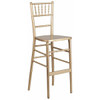 Flash Furniture Chiavari Barstool,Gold,Wood XA-CH-BAR-GO-GG