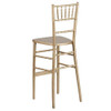 Flash Furniture Chiavari Barstool,Gold,Wood XA-CH-BAR-GO-GG