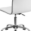 Flash Furniture Contemporary Chair, 18" to 23", White DS-512B-WH-GG
