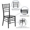 Hercules Chiavari Chair, Black Back, 15-3-4 in W 18" L 36-1-4" H  XS-BLACK-GG