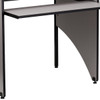 Flash Furniture Starter Study Carrel,Nebule Grey MT-M6201-GY-GG