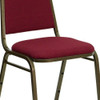 Flash Furniture Burgundy Fabric Banquet Chair,PK4 4-FD-BHF-2-BY-GG