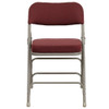 Flash Furniture Burgundy Fabric Folding Chair,PK2 2-HA-MC320AF-BG-GG
