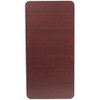 Rectangle Folding Table, Laminate Top, Wood Grain  YT-2448-MEL-WAL-GG