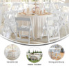 Kids White Resin Folding Chair with White Vinyl Padded Seat,PK11  11-LE-L-1K-GG