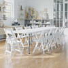 Kids White Resin Folding Chair with White Vinyl Padded Seat,PK11  11-LE-L-1K-GG