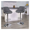 Flash Furniture Gray Vinyl Barstool,PK2 2-CH-82028A-GY-GG