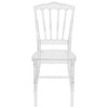 Flash Elegance Crystal Ice Napoleon Stacking Chair,PK2  2-BH-H002-CRYSTAL-GG